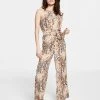 Bar III Women's Sleeveless Snake-Print Jumpsuit, Created For Macy's -Clothing Shop 23622253 fpx