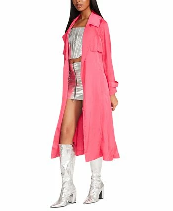 Steve Madden BB Dakota By Women's New Wave Belted Trench Coat 5 Steve Madden BB Dakota By Women's New Wave Belted Trench Coat - Image 3