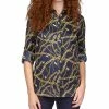 Michael Kors Women's Chain Logo-Print Button Shirt, Regular & Petite 2 Michael Kors Women's Chain Logo-Print Button Shirt, Regular & Petite -Clothing Shop 23650953 fpx
