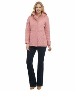 Michael Kors Women's Petite Quilted Hooded Anorak Coat -Clothing Shop 23651546 fpx 1