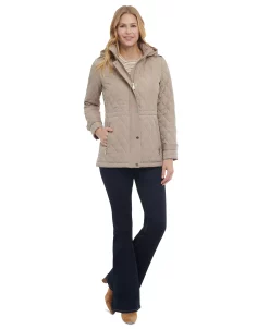 Michael Kors Women's Quilted Hooded Anorak Coat 17 Michael Kors Women's Quilted Hooded Anorak Coat -Clothing Shop 23651547 fpx