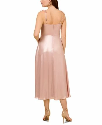 Adrianna Papell Women's Metallic Cowlneck Sleeveless Midi Dress 5 Adrianna Papell Women's Metallic Cowlneck Sleeveless Midi Dress - Image 3