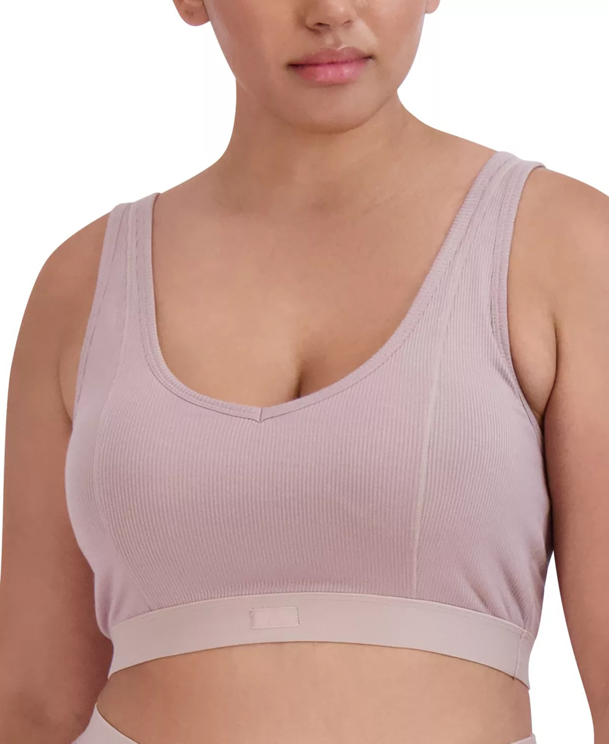 Steve Madden Women's Ribbed Stretch Bralette SM02151 4 Steve Madden Women's Ribbed Stretch Bralette SM02151 - Image 2