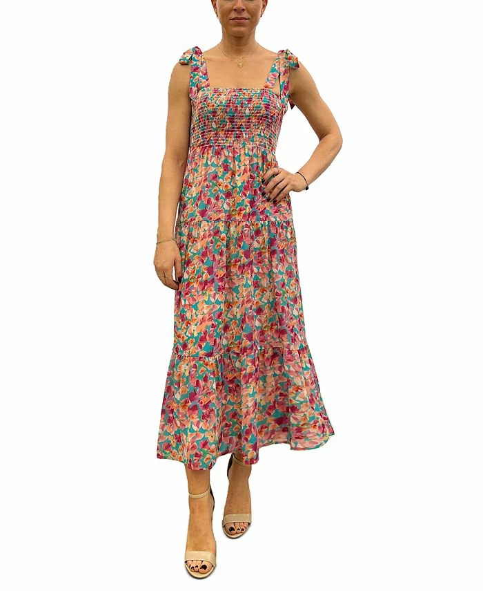 Sam Edelman Ocked Tiered Printed A-Line Dress 3 Sam Edelman Ocked Tiered Printed A-Line Dress