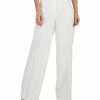 Anne Klein Women's Asymmetrical-Fly Wide-Leg High Rise Pants