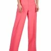 Anne Klein Women's Linen High Rise Wide-Leg Asymmetrical-Fly Pants -Clothing Shop 23719887 fpx
