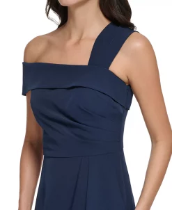 Vince Camuto Women's Asymmetrical Side-Ruffled Gown -Clothing Shop 23719979 fpx