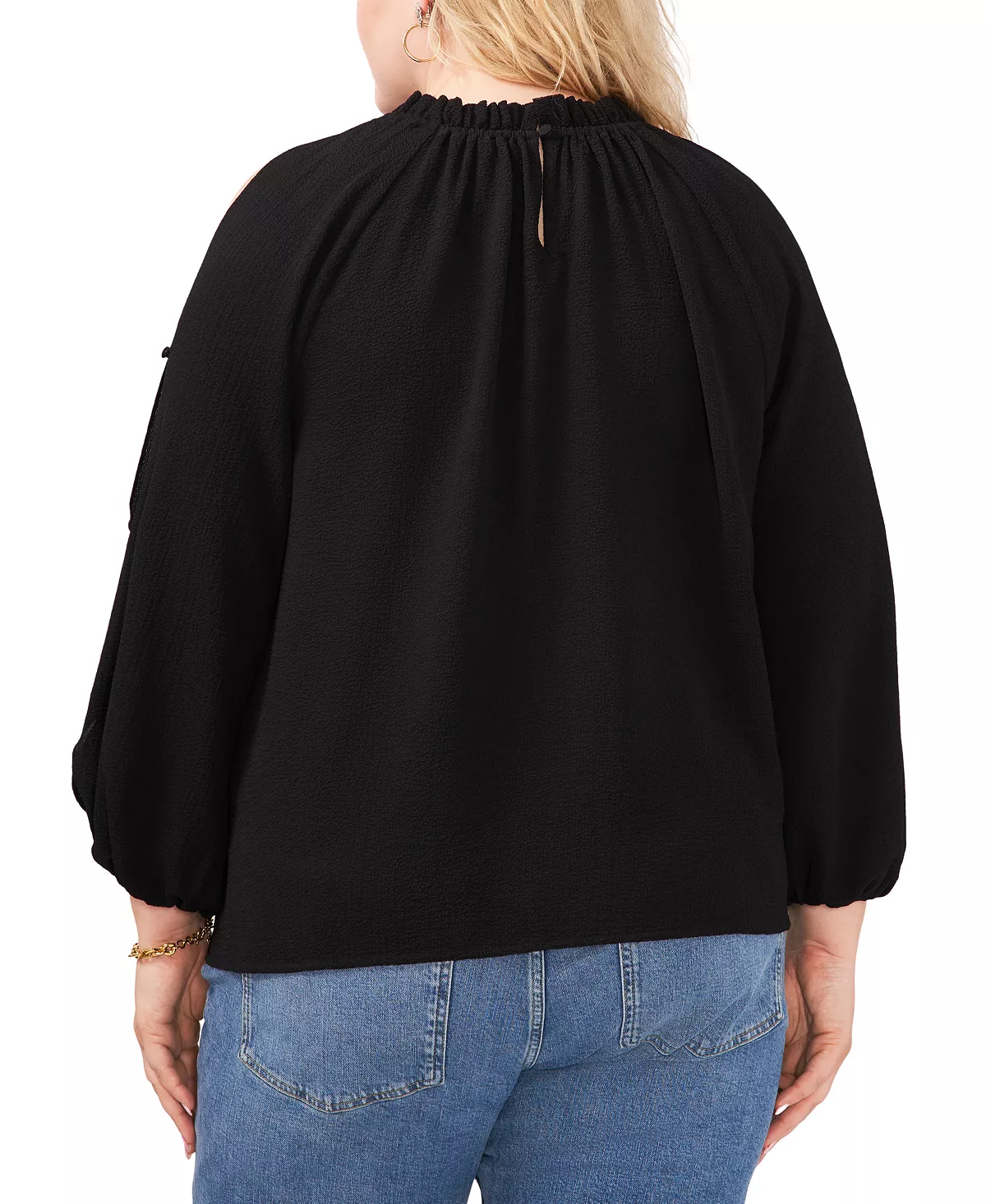 Vince Camuto Plus Size Cold-Shoulder Top 5 Vince Camuto Plus Size Cold-Shoulder Top - Image 3