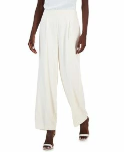 Anne Klein Women's Collection Side-Zip Hollywood Waist Pants