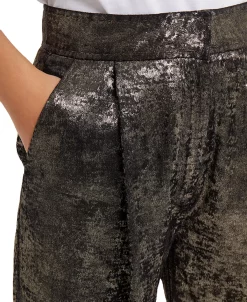 French Connection Women's Alara Molten Metallic Suit Trousers -Clothing Shop 23774041 fpx
