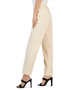 Anne Klein Women's Bowie Double-Weave Straight-Leg Pants -Clothing Shop 23777369 fpx
