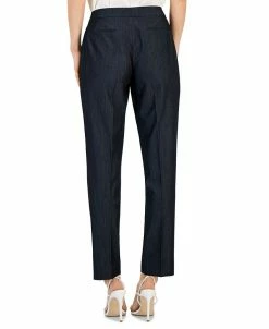 Anne Klein Women's Denim Straight-Leg Pants -Clothing Shop 23777488 fpx