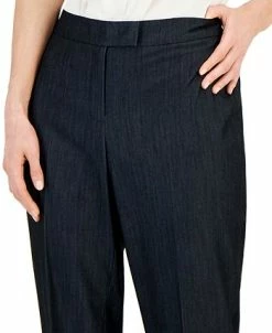 Anne Klein Women's Denim Straight-Leg Pants -Clothing Shop 23777489 fpx