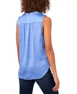 Vince Camuto Plus Size V-Neck Sleeveless Blouse -Clothing Shop 23790733 fpx