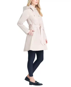 Kate Spade New York Women's Single-Breasted Raglan-Sleeve Trench Coat -Clothing Shop 23894732 fpx