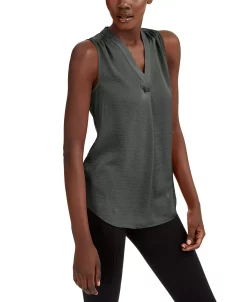 Alfani Women's Satin V-Neck Tank Top, Created For Macy's