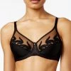 Wacoal Feather Full Figure Sheer-Embroidery Underwire Bra 85121 -Clothing Shop 3662395 fpx