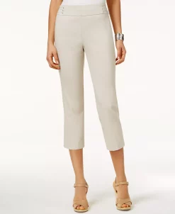 JM Collection Embellished Pull-On Capri Pants, Created For Macy's -Clothing Shop 8191311 fpx