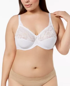 Lilyette Minimizer Comfort Lace Underwire Bra 428 -Clothing Shop 9673704 fpx