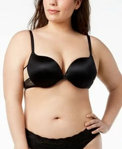 Maidenform Love The Lift Push Up & In Satin Plunge Underwire Bra DM9900 -Clothing Shop 9675829 fpx