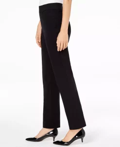 JM Collection Pull-On Tummy Control Straight Leg Pants, Created For Macy's -Clothing Shop 9791796 fpx
