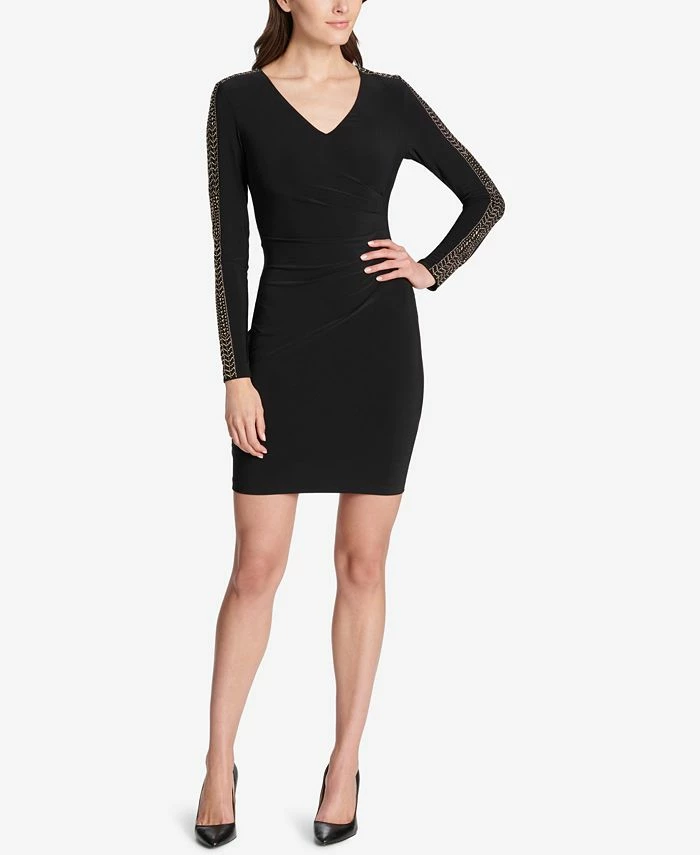 Guess Tudded Ruched Sheath Dress 3 Guess Tudded Ruched Sheath Dress