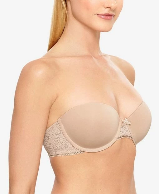 B.TEMPT'D Modern Method Strapless Picot-Trimmed Bra 954217 -Clothing Shop 9856129 fpx