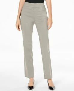 JM Collection Pull-On Tummy Control Straight Leg Pants, Created For Macy's
