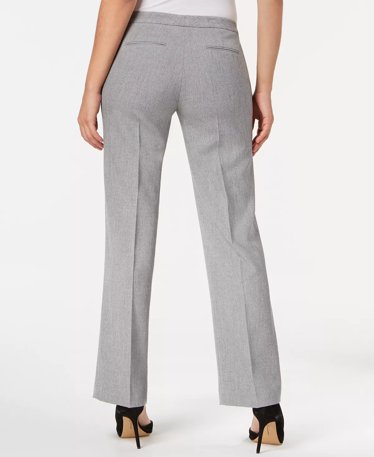Kasper Tab-Waist Modern Dress Pants, Regular & Petite Sizes 4 Kasper Tab-Waist Modern Dress Pants, Regular & Petite Sizes - Image 2