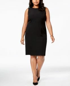 Kasper Plus Size Sleeveless Sheath Dress