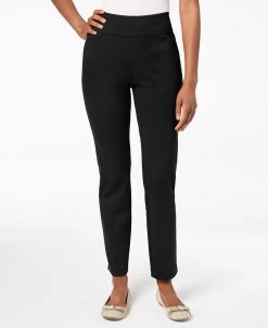 Charter Club Women's Pull-On Ponte Pants, Regular And Short Lengths, Created For Macy's